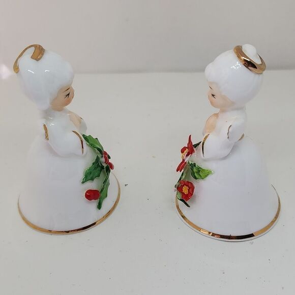 2 Napcoware Bone china Angel Bells - Picture 12 of 13